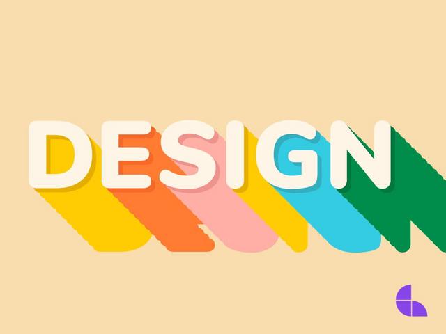 design word shadow font