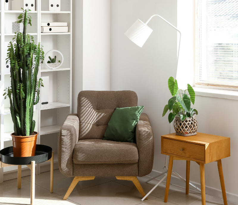 How do interior designers use natural lighting?